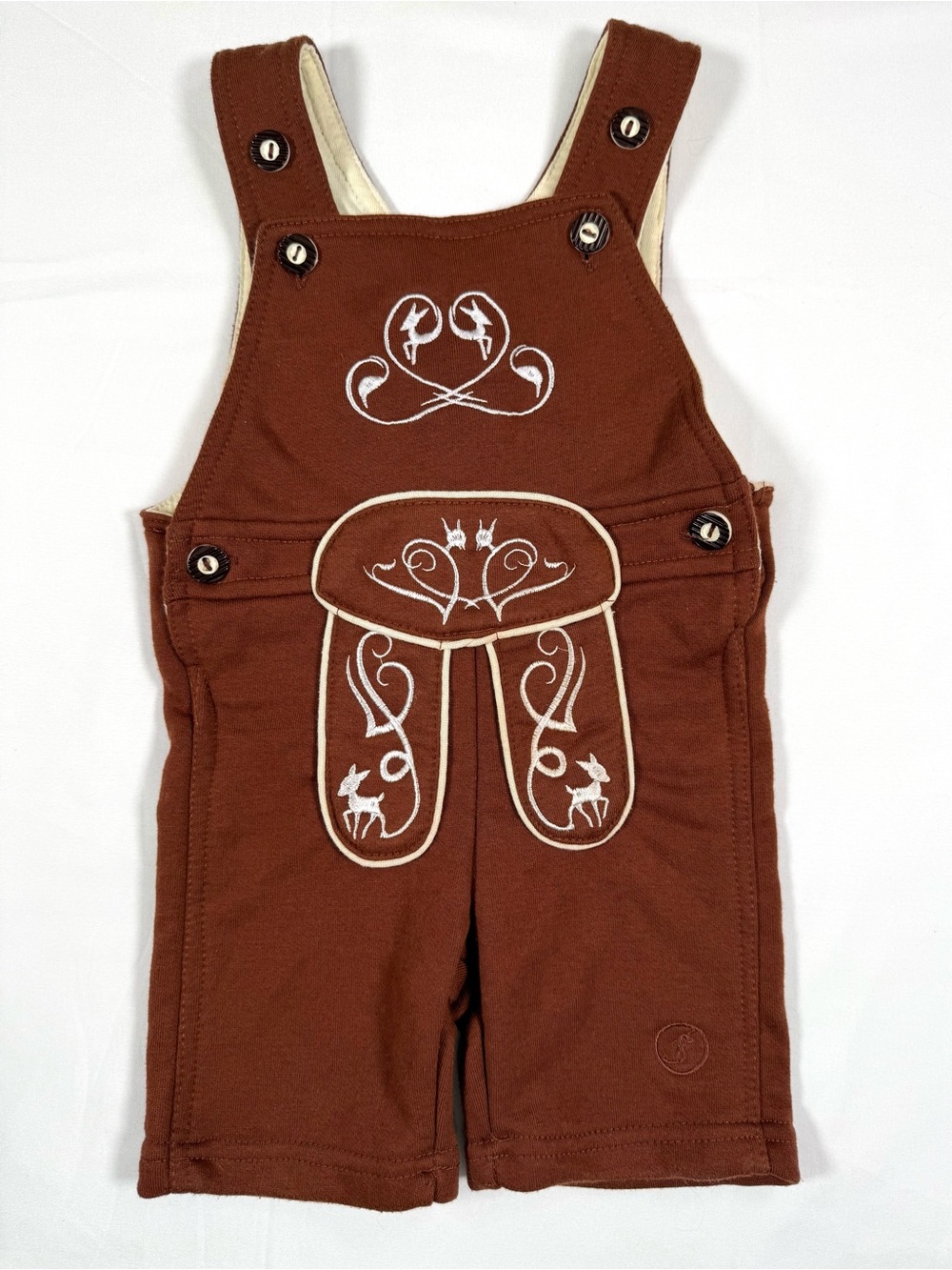 SCHÖNEBERGER TRACHTEN COUTURE Baby Lederhosen Romper 62 68 Oktoberfest Bavarian